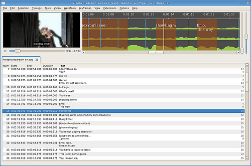 Ubuntu 10.04&10.10安装SubtitleEditor0.38.0
