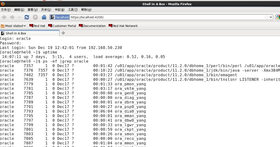 RHEL6 配置shellinabox远程Terminal 模拟器