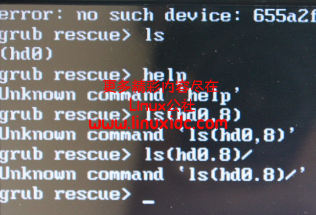 Ubuntu 10.10 提示 grub rescue 解决方法