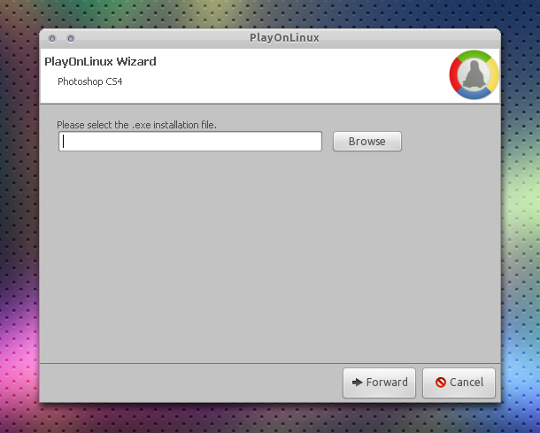 Ubuntu下用Wine,PlayOnLinux安装PS CS4