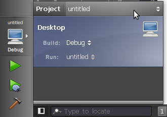 Qt Creator 切换项目