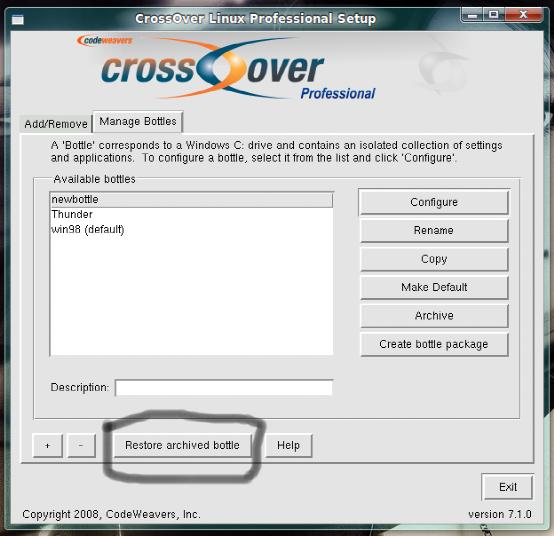 Ubuntu下安装迅雷crossover-pro-7.1.0.sh+Thunder.cxarchiv
