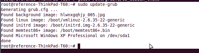 Ubuntu 10.10下Grub2设置背景图片