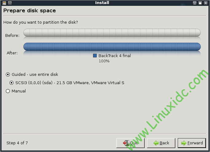 BackTrack(BT3, BT4) Linux安装教程
