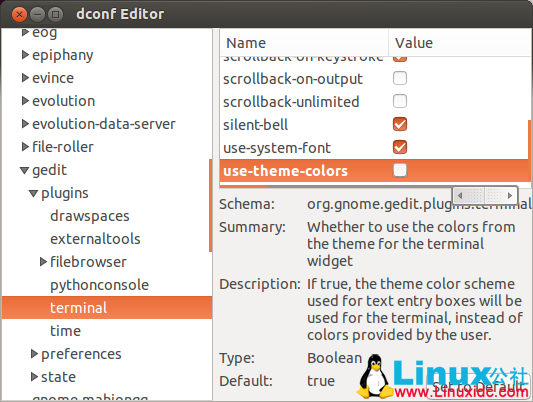 gedit-dconf-settings