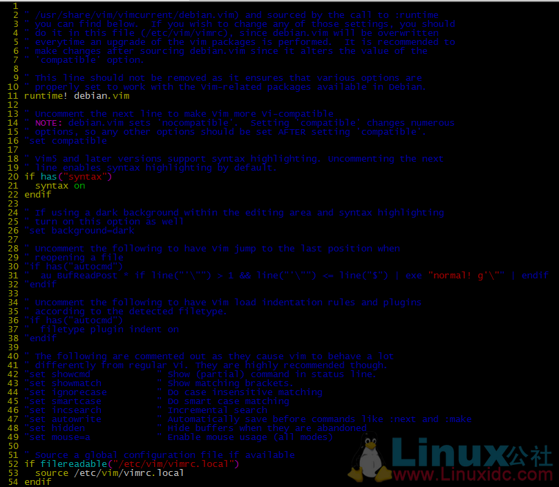 改变Vim中注释的颜色