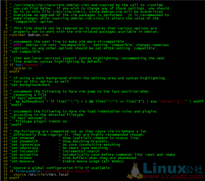 改变Vim中注释的颜色