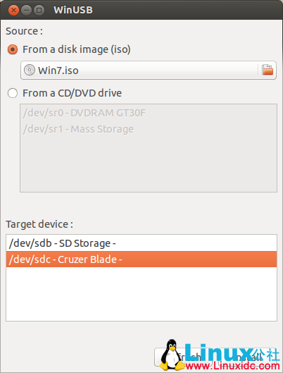 WinUSB: 在Linux上创建一个Windows的可引导的U盘