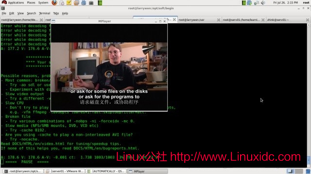 Linux播放器&mdash;&mdash;RedHat下MPlayer和SMPlayer的安装