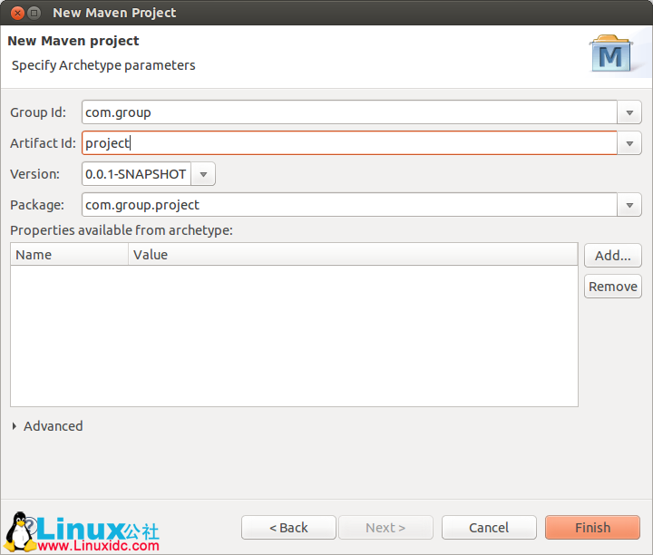 Eclipse 创建并运行Maven Web项目