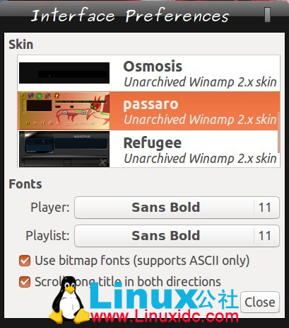 Ubuntu下Audacious 与 OSDLyrics 打造酷炫Music Player