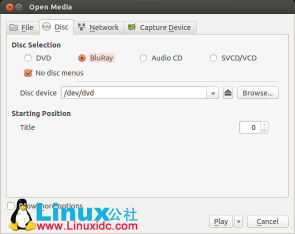 在Linux下播放蓝光光碟