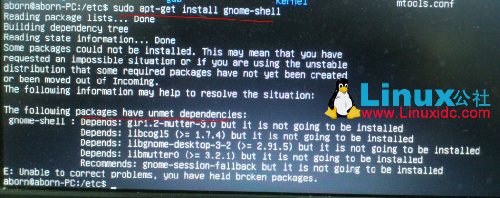 升级到Ubuntu 12.10无法进入原来的Gnome3(Gnome-Shell)图形界面