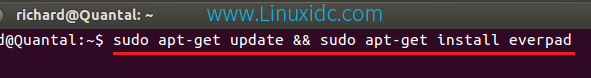 Ubuntu 12.10下安装Evernote客户端Everpad 2.5