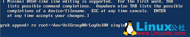 CentOS(Linux)重置root密码