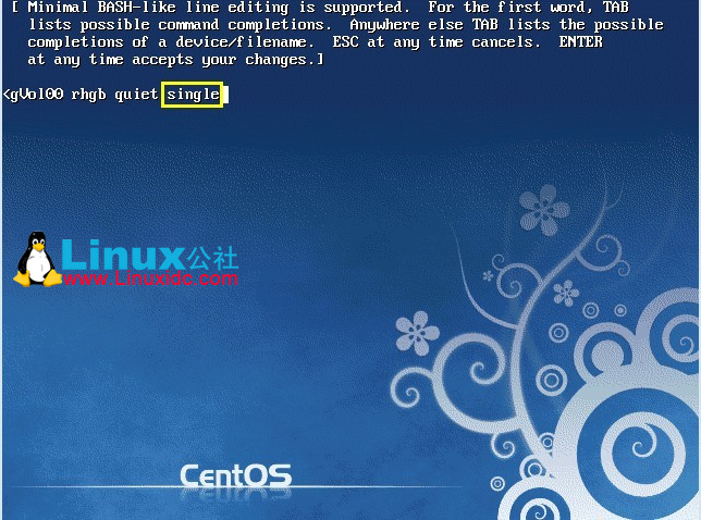 破解CentOS的root密码（救援模式无密码）