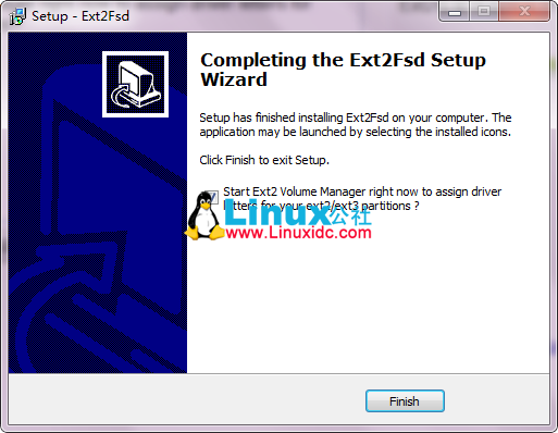 Windows 7下使用Ext2Fsd读取写入Linux Ext3/Ext4分区文件