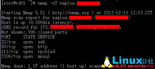 Linux下的端口扫描工具nmap