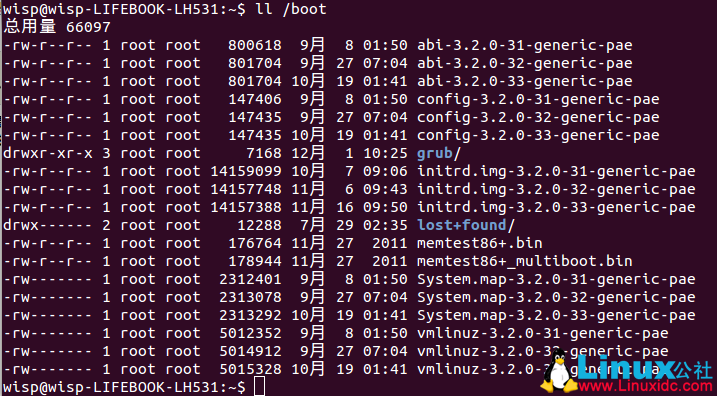Ubuntu 12.04 清理旧内核