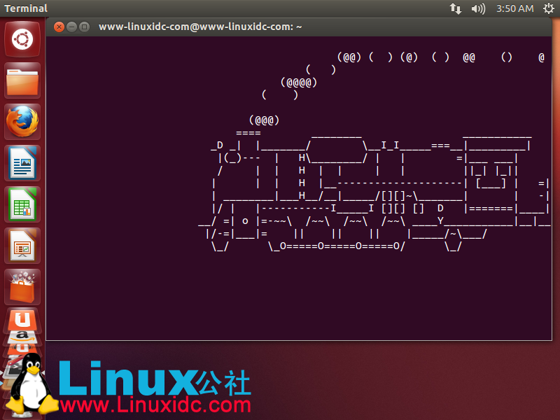 Linux下一个有趣的命令---sl