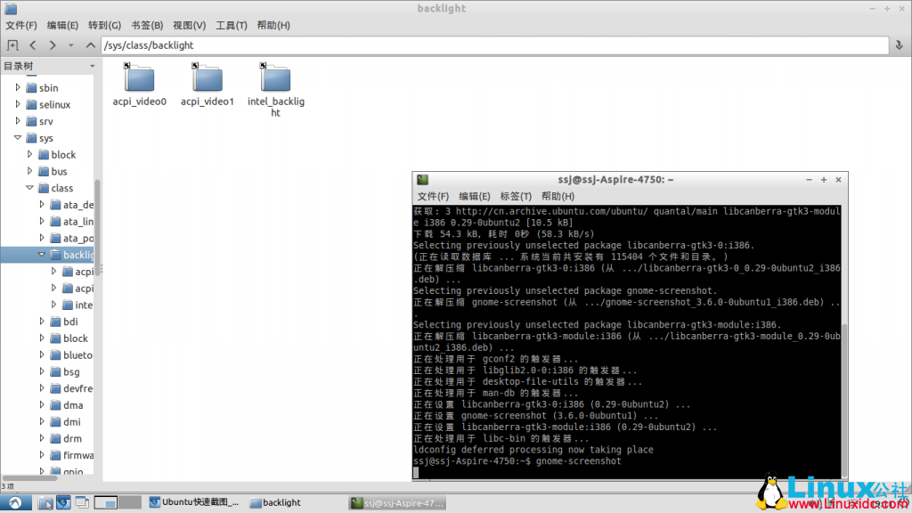 Ubuntu 12.10 调节屏幕亮度经验分享