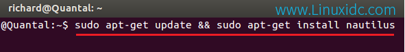 Ubuntu 12.10 安装Nautilus 3.6.3