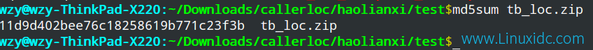 Linux md5sum,命令md5sum,md5sum