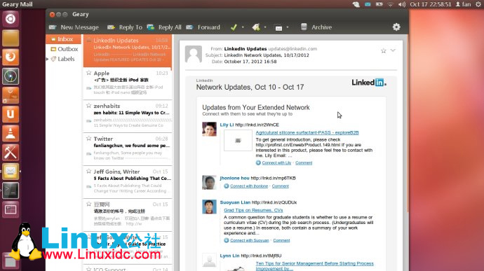 Ubuntu 12.04轻量级邮件客户端Geary