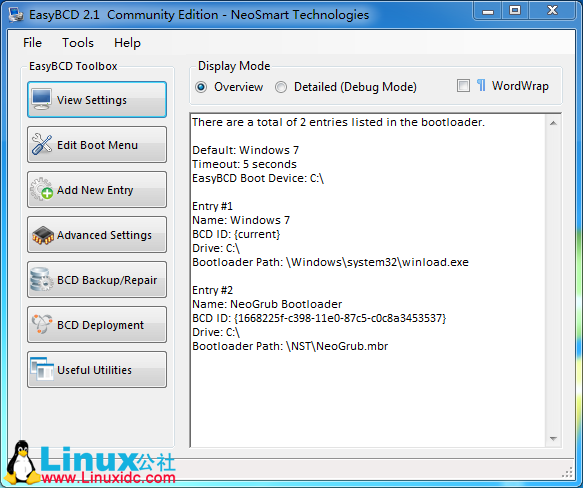 用Win7引导界面来引导Ubuntu 11.10