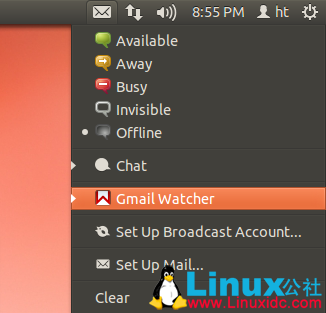 Ubuntu 12.04 安装 Gmail Watcher
