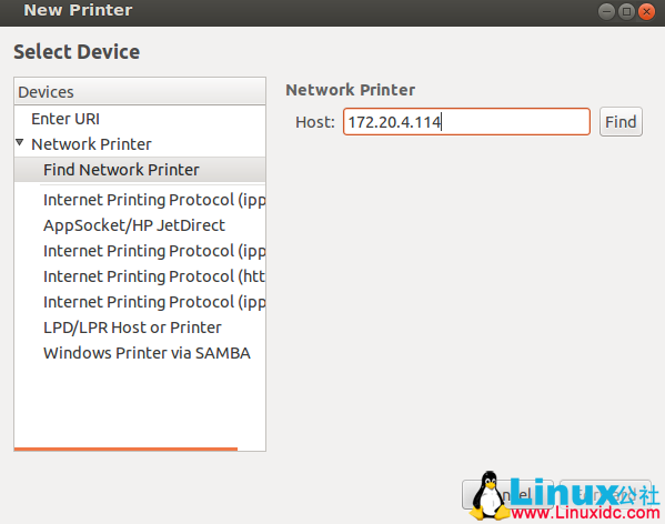 Ubuntu 12.04以及 Window 下使用共享打印机