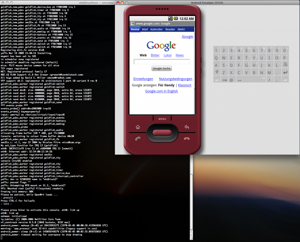 OpenWrt上运行Android OS[图片]