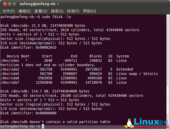Ubuntu - 硬盘分区、格式化、自动挂载配置 | Hard disk add new parti