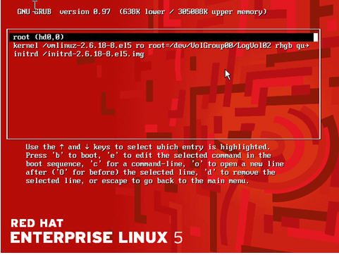 红帽Linux忘记root密码怎么办