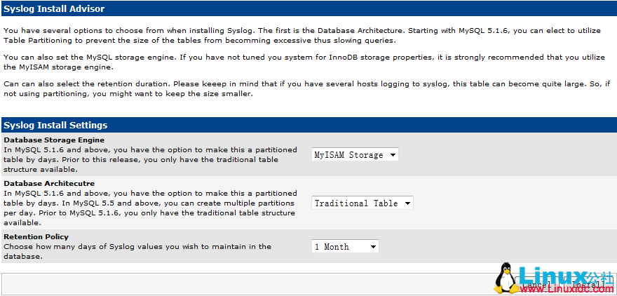 Cacti插件安装之syslog