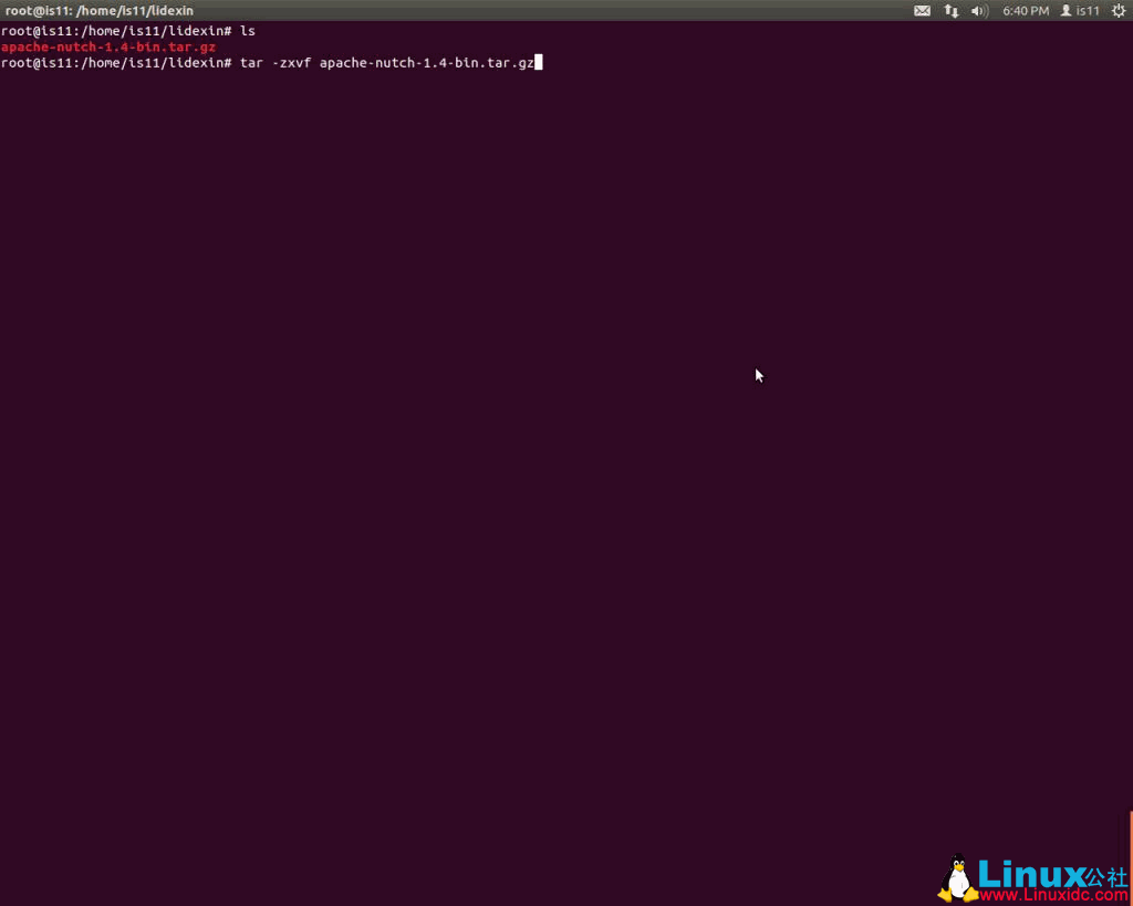 Ubuntu 11.10下Nutch1.4安装及测试