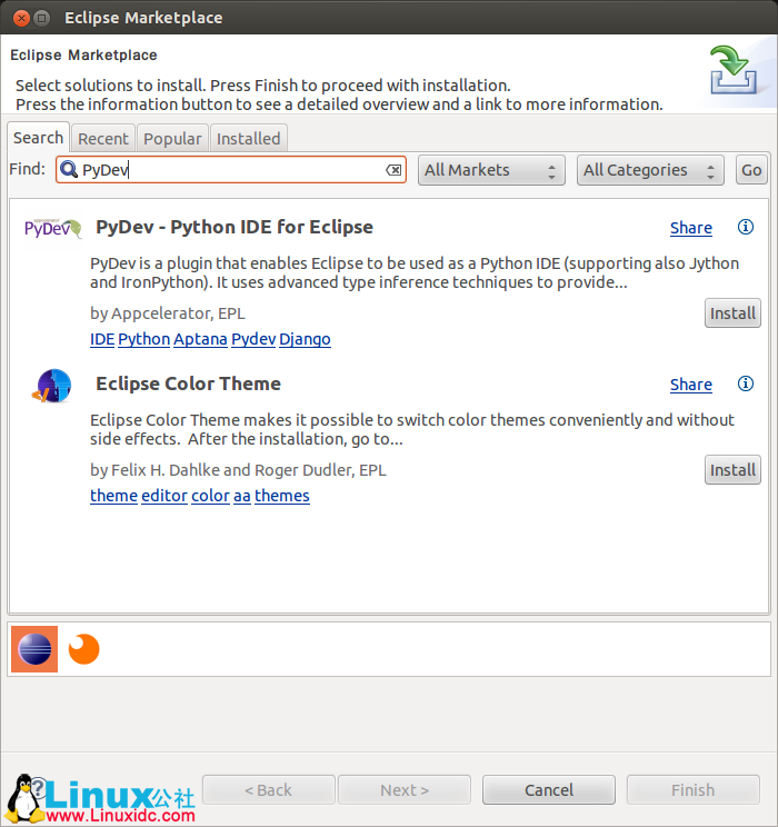 Eclipse Python插件PyDev的安装