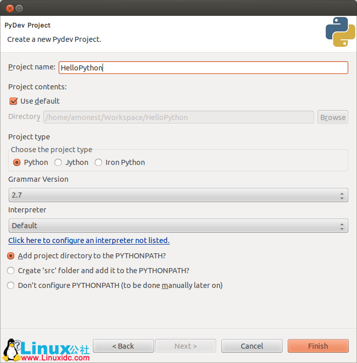 Eclipse Python插件PyDev的安装