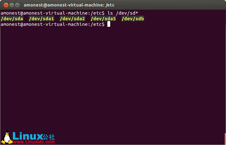 Ubuntu 12.04添加硬盘实验