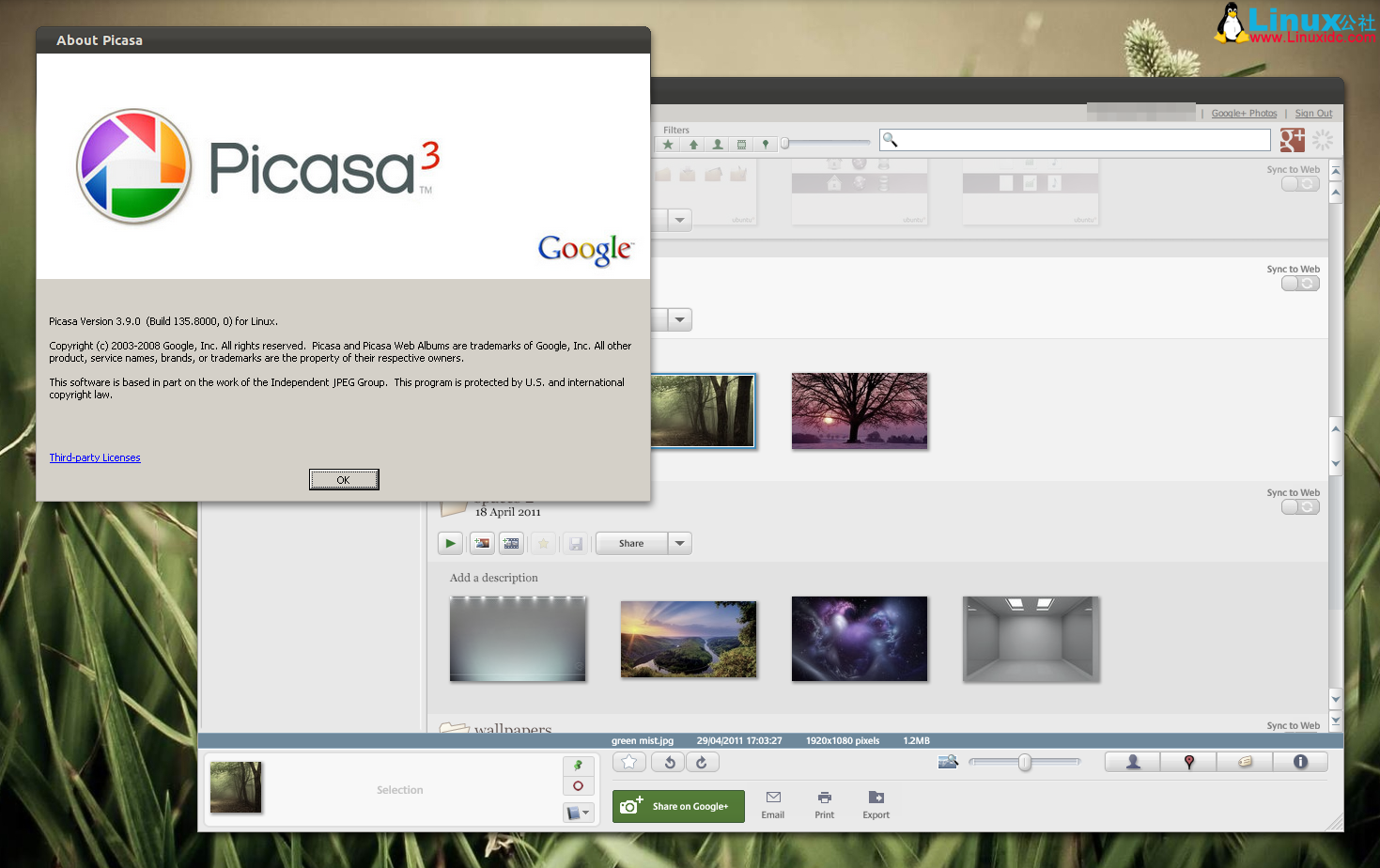 picasa 3.9