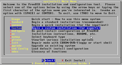 FreeBSD5.1安装图文详解